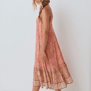 NWOT Spell & The Gypsy Collective seashell strappy midi dress coral 🪸🌸🐚 rare